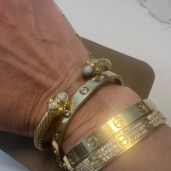 David Yurman gold bracelet - Picture 8 of 14